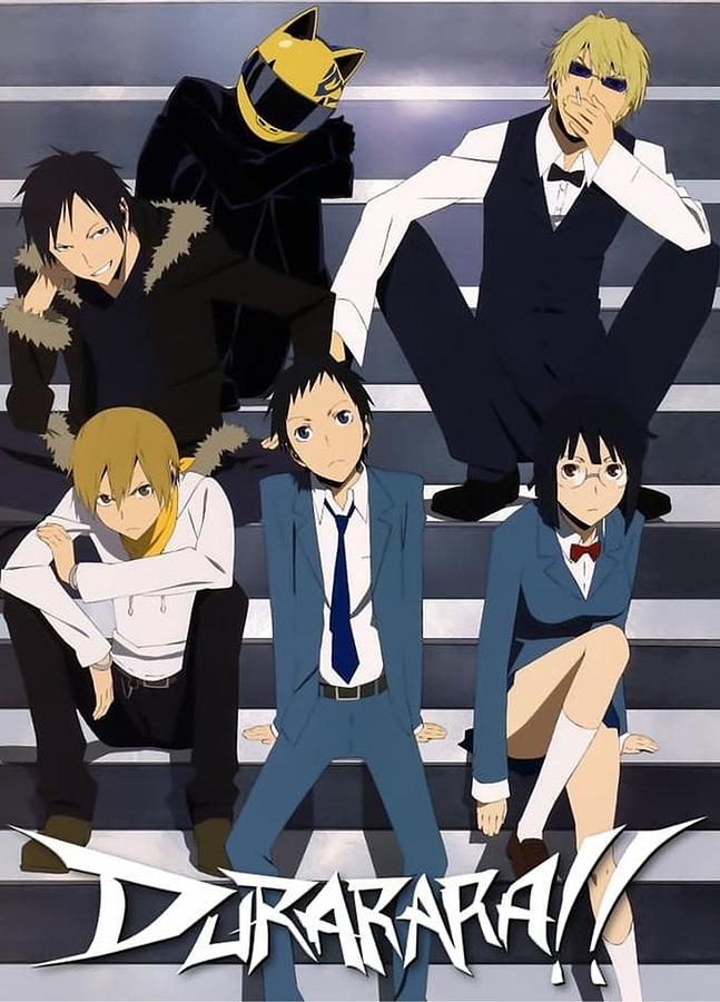 Durarara poster Poster Digital Art by Jeffery Hampton