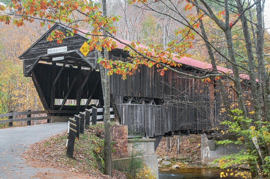 Durgin Covered Bridge - New Hampshire  Photograph by Photos by Thom