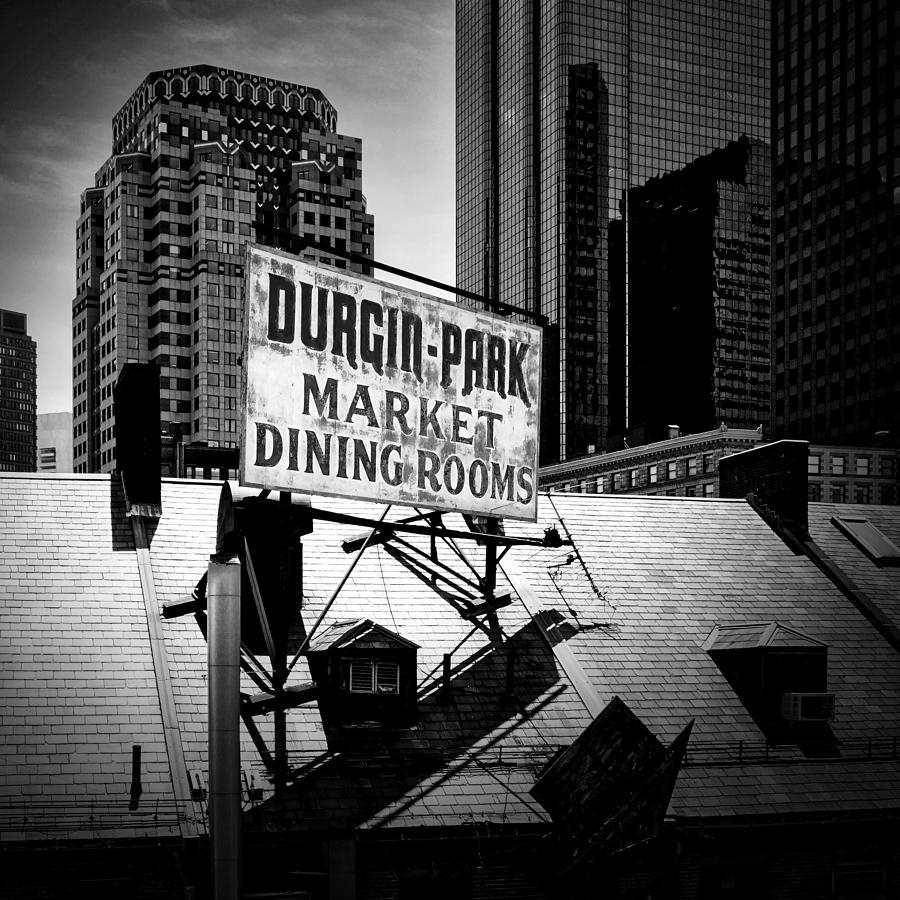 Durgin Park BW Photograph by David Mezzoprete - Fine Art America