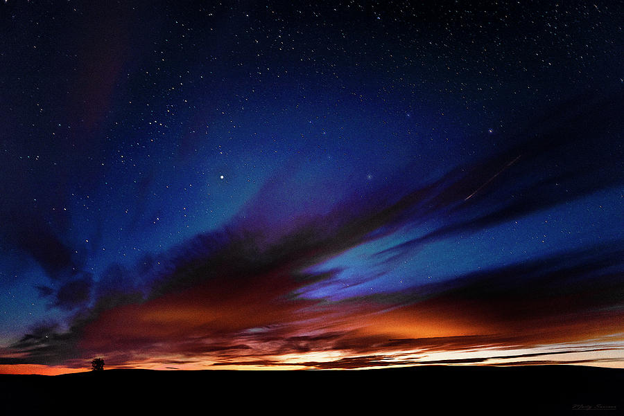 Dusk and Stars Photograph by Marty Saccone - Fine Art America