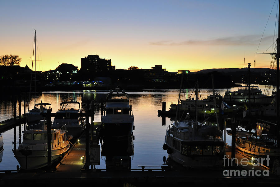 Dusk and the Boats Photograph by Kirt Tisdale