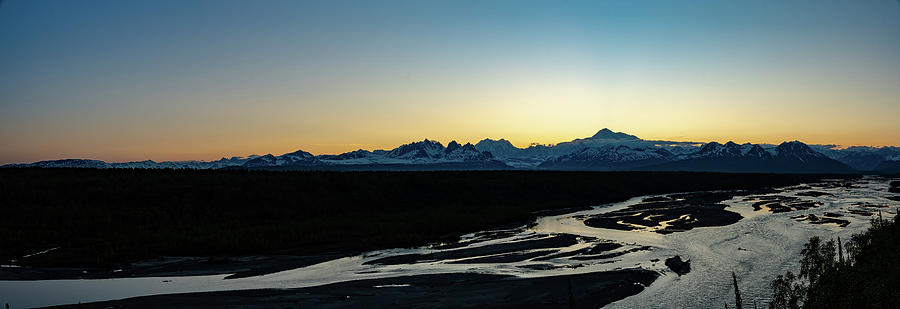 Dusk at Denali Photograph by Frosted Birch Photography