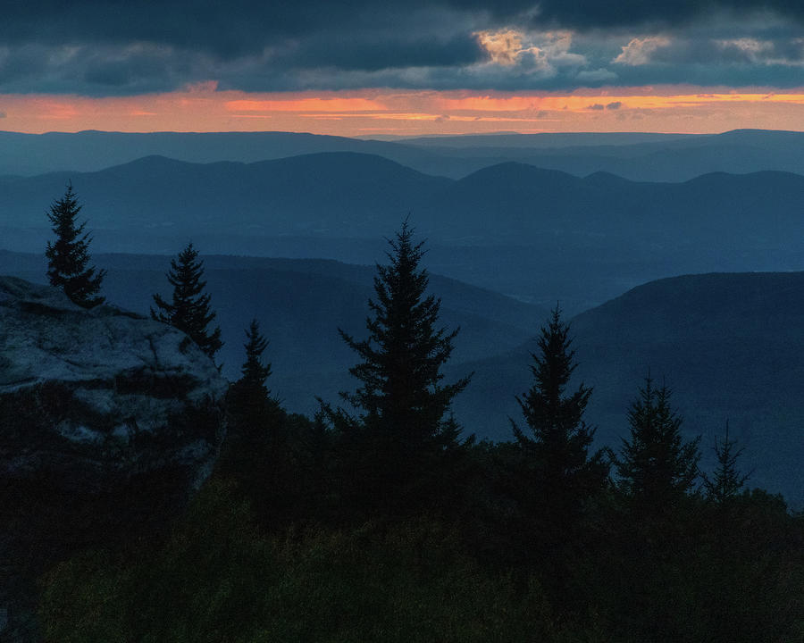 Dusk at Dolly Sods Wilderness Photograph by Jaki Miller
