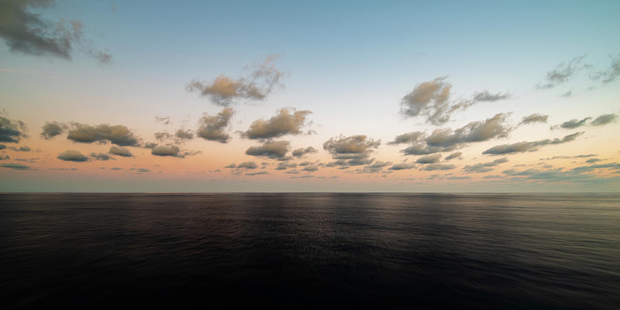 Dusk at Sea Photograph by William Dickman