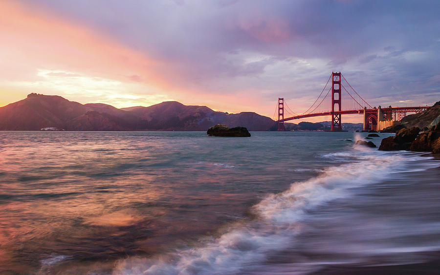 San Francisco Photograph - Dusk In The Bay by Radek Hofman
