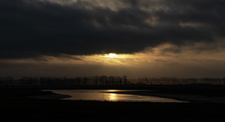 Dusk in the Normandy marshes Photograph by Avenue Des Images Dusk in the Normandy marshes Photograph by Avenue Des Images