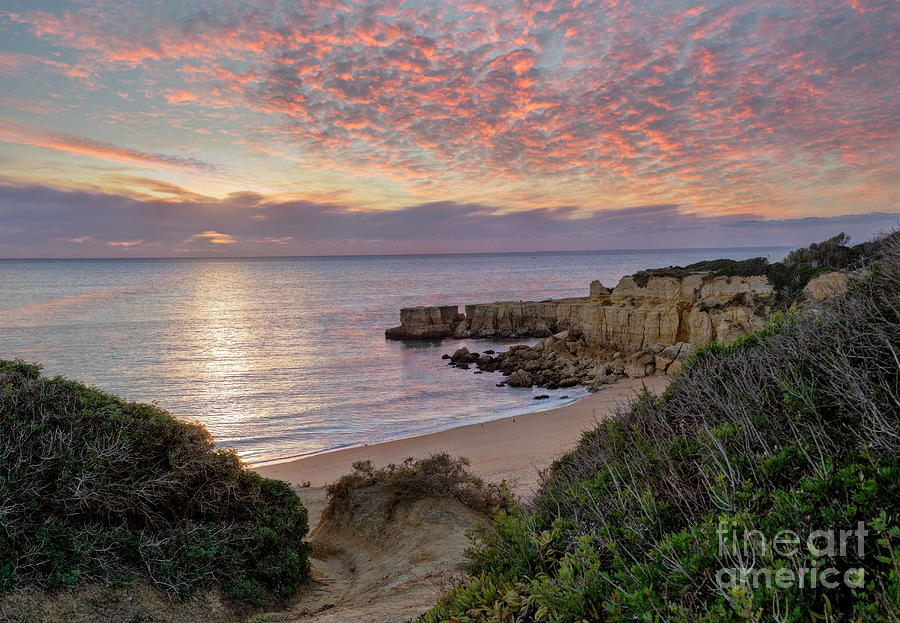 Dusk on an Algarve beach Photograph by Mikehoward Photography