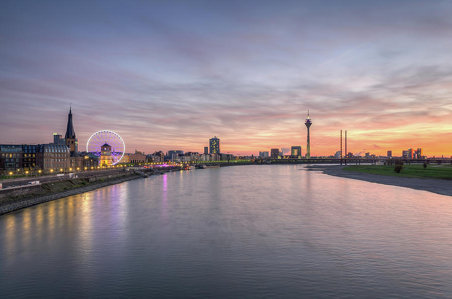 Dusseldorf Skyline Photograph by Michael Valjak - Fine Art America