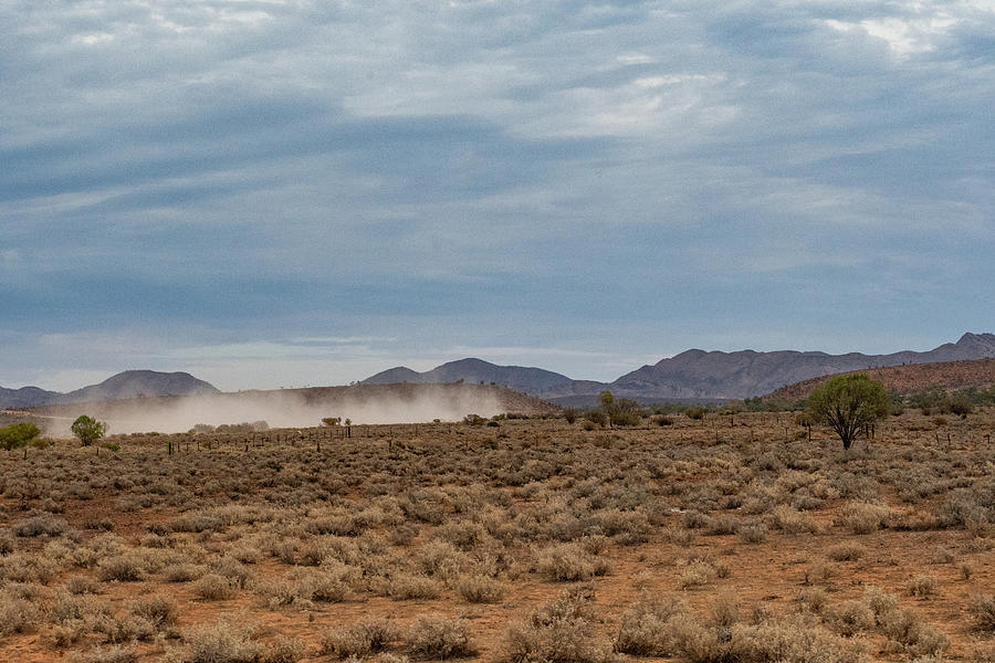 Mountain Photograph - Dust in the Outback by Neil Taitel