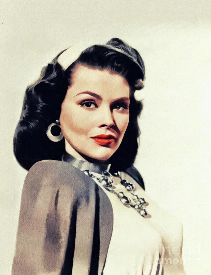 Dusty Anderson, Vintage Actress Painting by Esoterica Art Agency