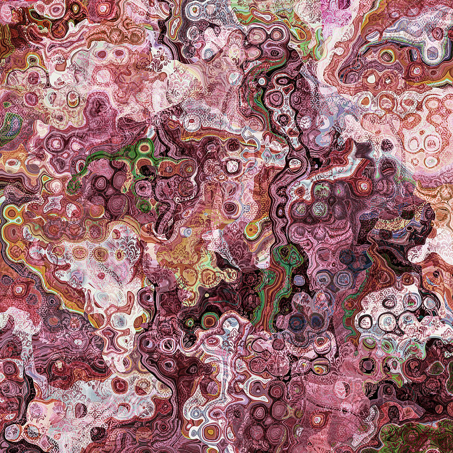 Dusty Pinks Digital Art by Grace Iradian