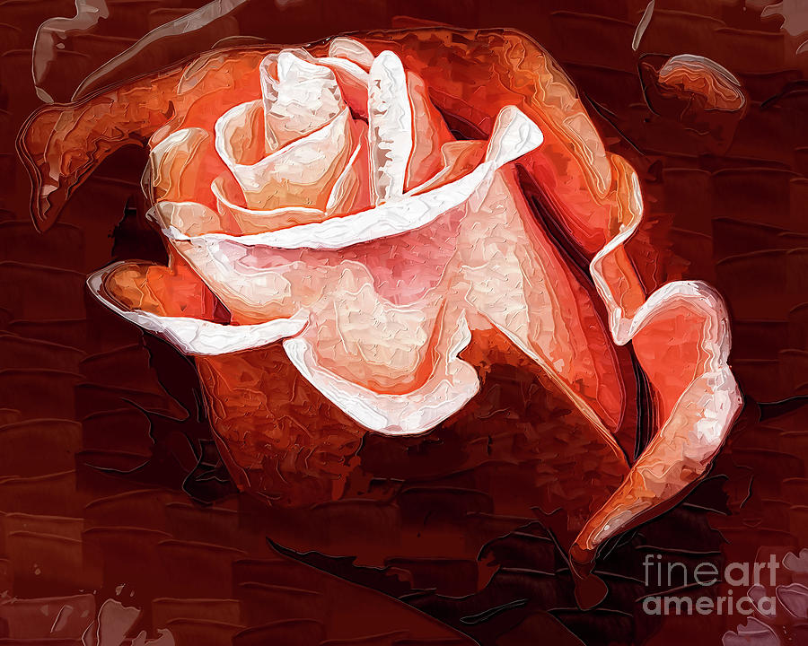 Dusty Rose Digital Art by Kirt Tisdale