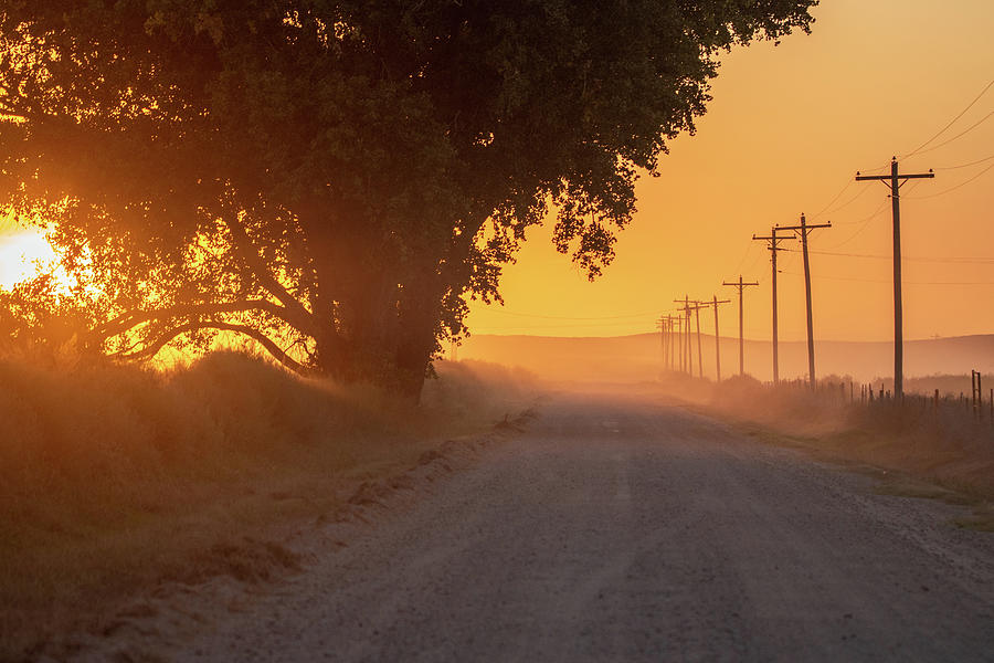 Dusty Sunset Photograph by Steve Ferro - Pixels