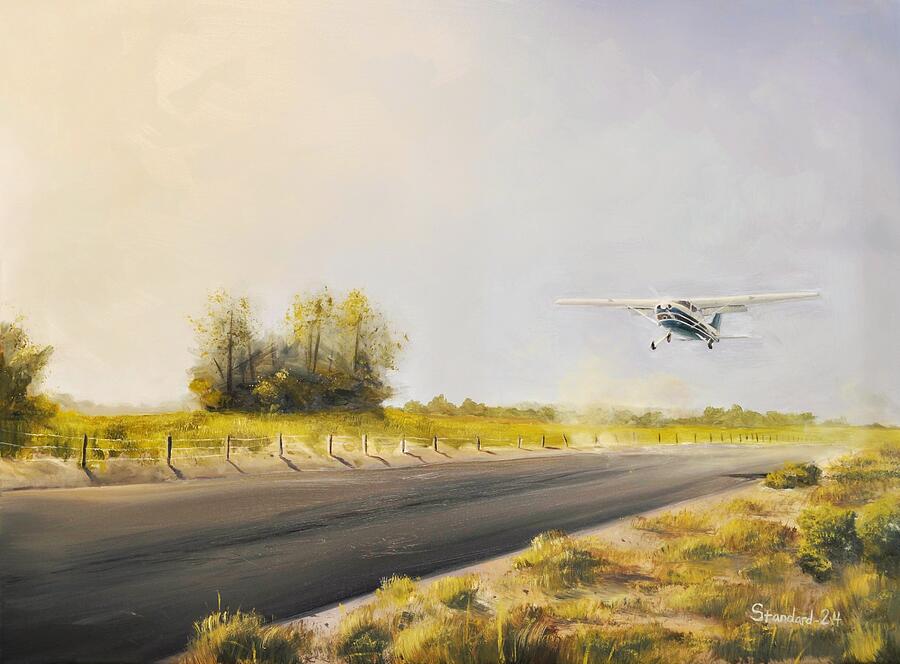 Tree Painting - Dusty Touchdown by Avery Standard