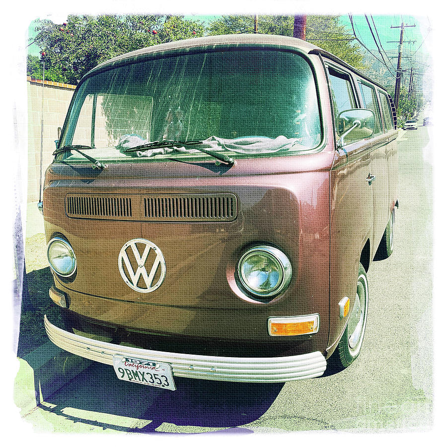 Dusty VW Bus Photograph by Nina Prommer