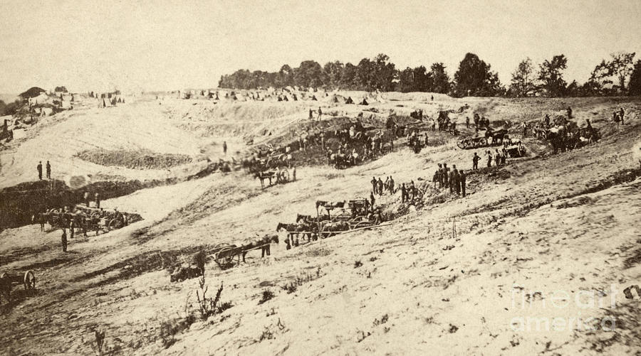 Dutch Gap Canal, 1864 Photograph by Granger