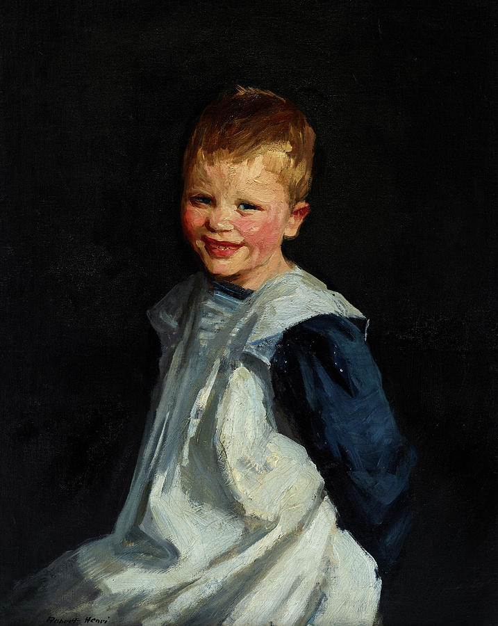 Dutch Girl Laughing Painting by Robert Henri - Pixels