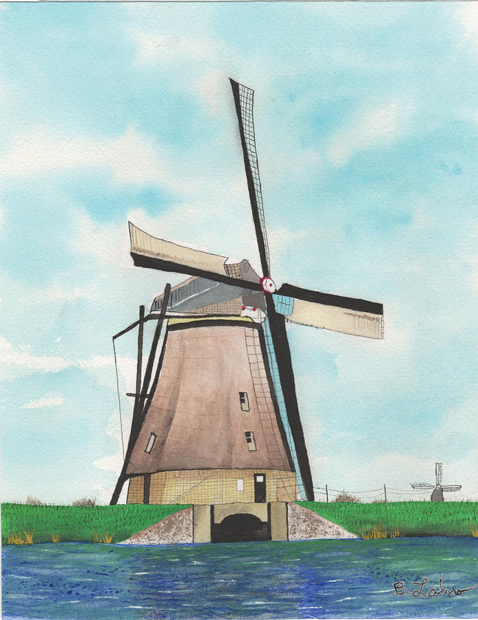 Dutch Icon Painting by Bob Labno