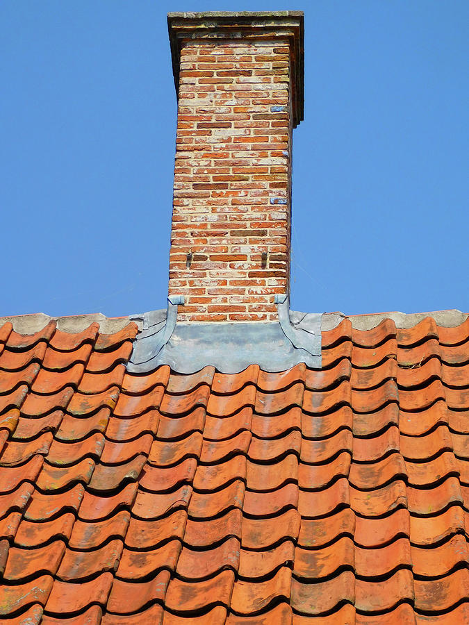 Dutch Terracotta Roof Photograph