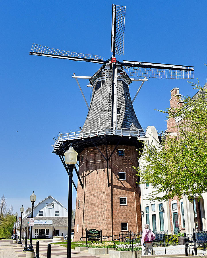 Dutch Windmill In Iowa Photograph