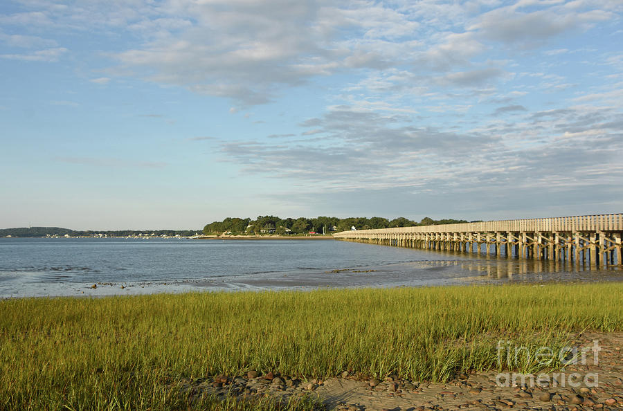 Duxbury Bay at Low Tide in Massachusetts Photograph by DejaVu Designs ...