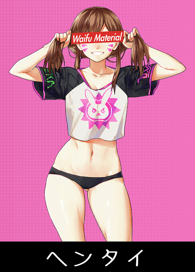 D.VA Overwatch Waifu Anime manga series fanart hentai ahegao oppai