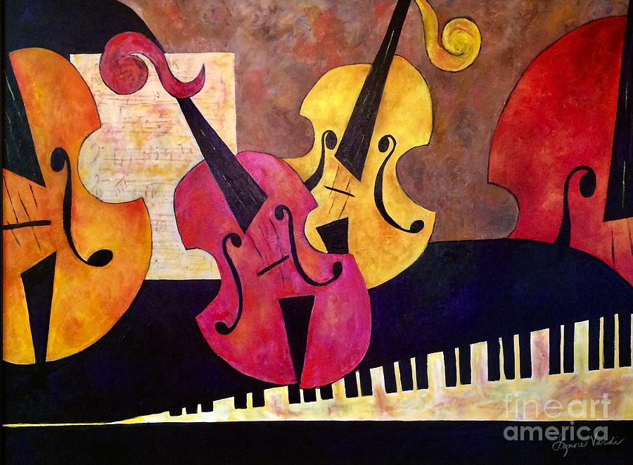 Dvorak Quintet Painting by Vardi Art - Fine Art America