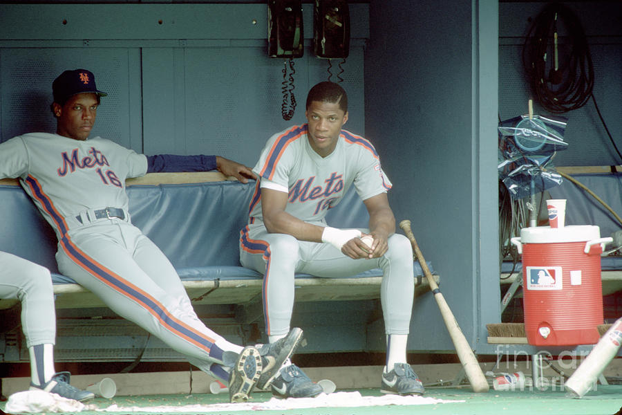 Dwight Gooden and Darryl Strawberry Photograph by George Gojkovich