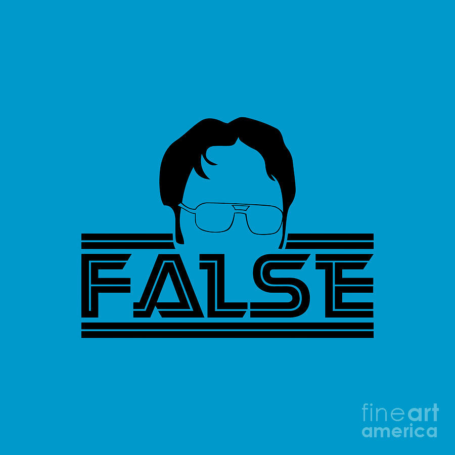 Dwight Schrute False The Office Drawing by Dasa Raden - Pixels Merch