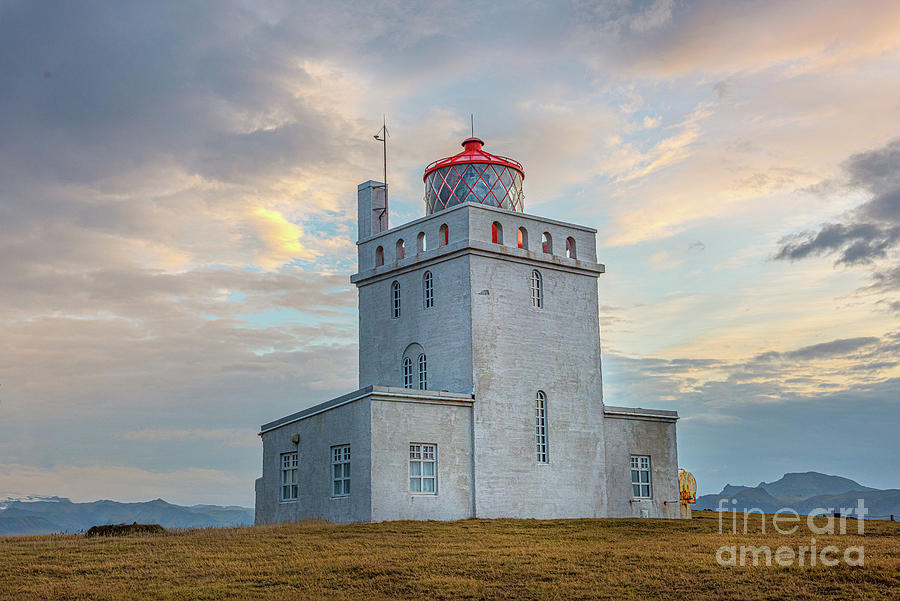 Dyholaey Lighthouse at Sunrise Photograph by Daniel Ryan