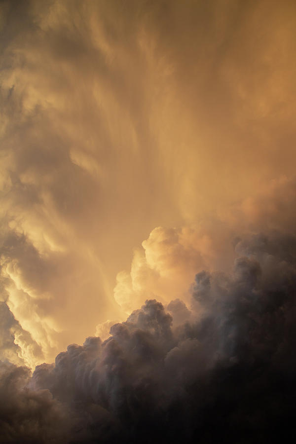 Dying LP Thunderstorm at Sunset 076 Photograph by Dale Kaminski