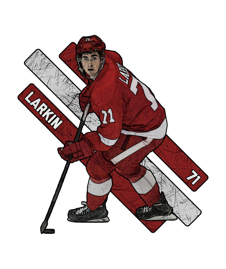 Dylan Larkin Stripes Digital Art by Kelvin Kent - Fine Art America