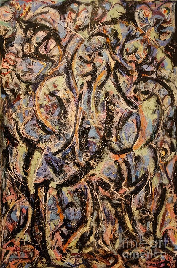 Dynamic Expressionism Dynamic Abstract Expressionism Painting by Lee Krasner - Fine Art America