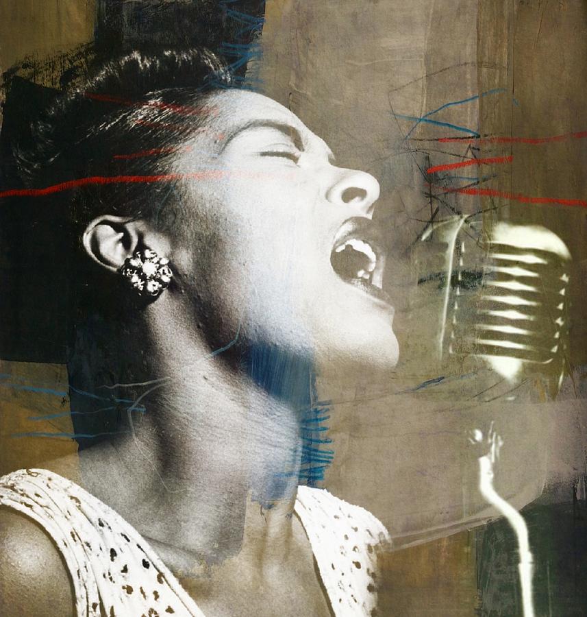Billie Holiday Digital Art - Dynamic Billie Holiday  by Paul Lovering