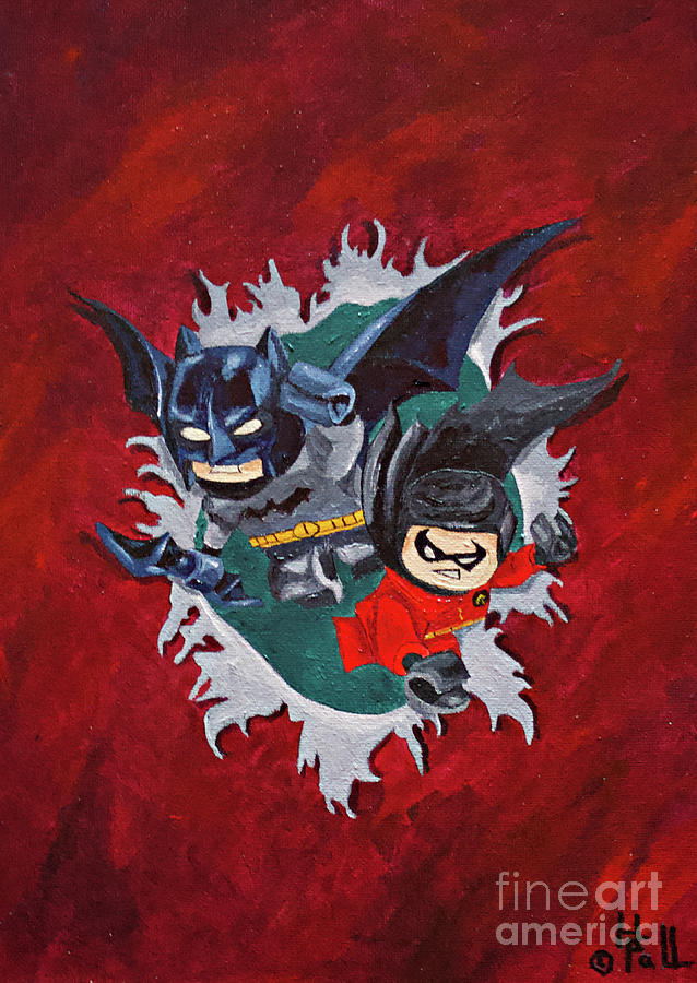 Dynamic Duo Painting by Herschel Fall