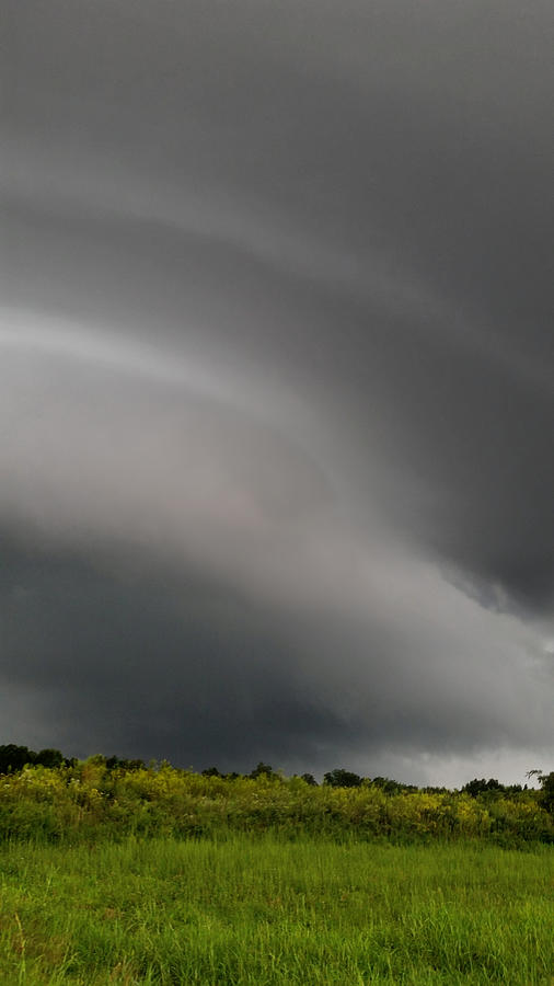 Dynamic Looking Storm Near Cross Plains, Tennessee  8/30/20 Photograph by Ally White