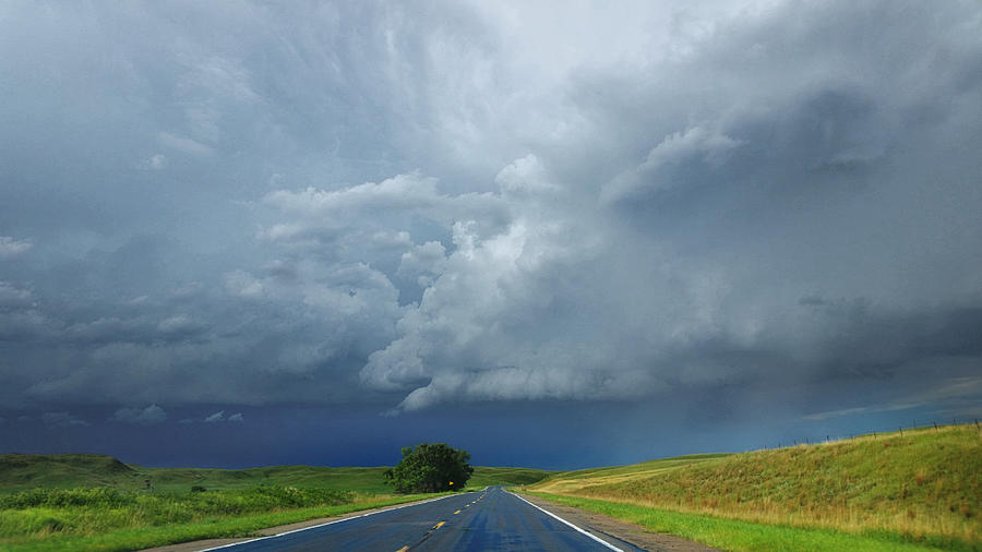 Dynamic Storm Near Hyannis, Nebraska  Photograph by Ally White