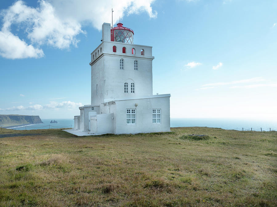 Dyrholaey Lighthouse Photograph by Kristia Adams