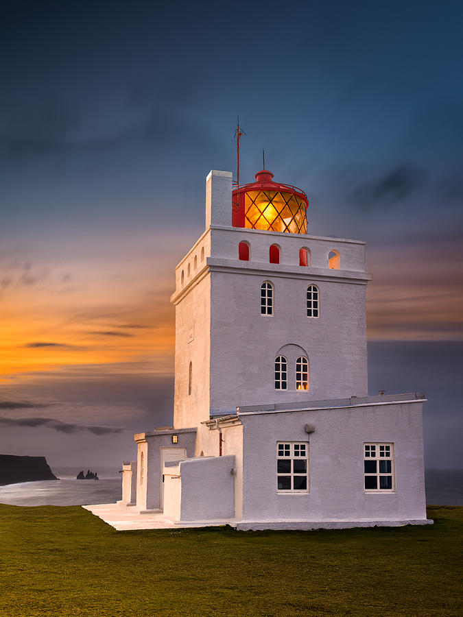Dyrholaey Lighthouse Photograph by Peter Boehringer
