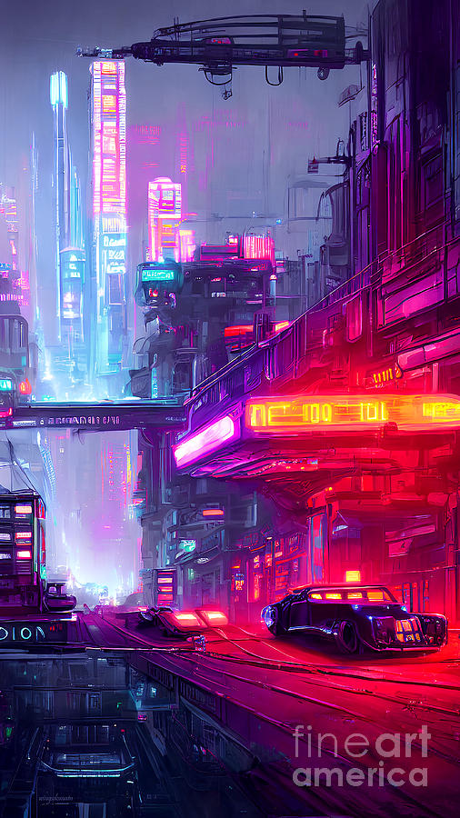 Night Artwork Futuristic City Cyberpunk Wallpaper Preview0.Jpg