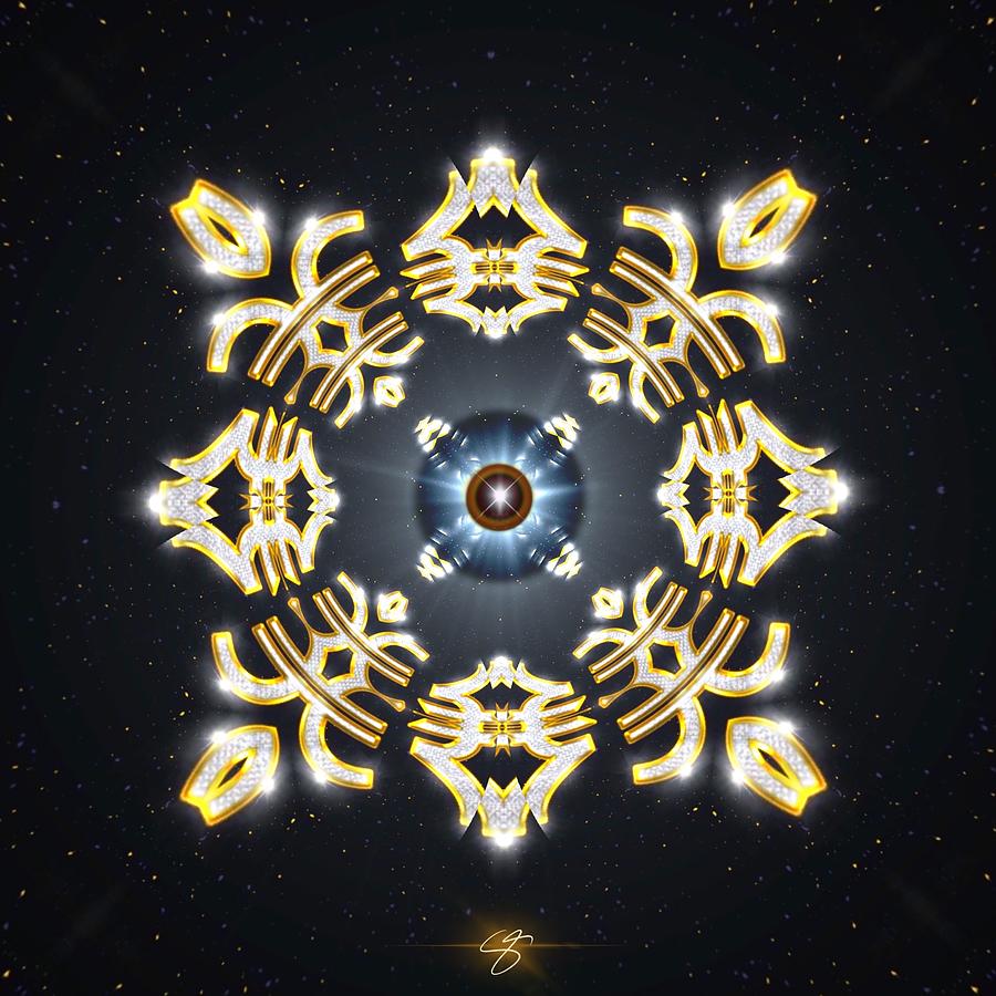 E M W 3  Mandala Digital Art by Wunderle