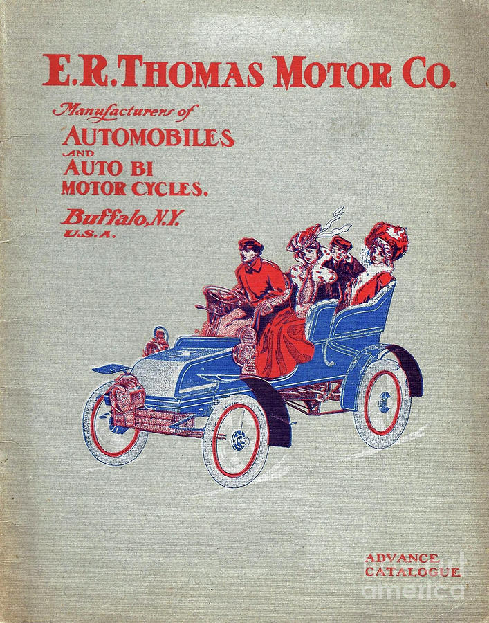 E. R. Thomas Motor Co. Inc Catalogue 1903 a1 Photograph by Historic ...