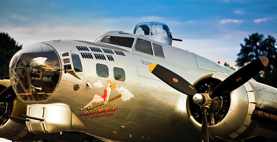 EAA's B-17 Aluminum Overcast Photograph by John Slemp