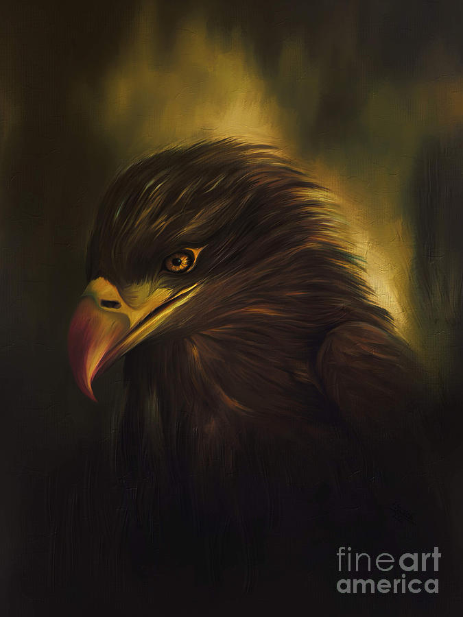 Eagle 1 Digital Art by Andrzej Szczerski