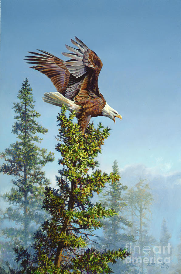 Eagle 3 Painting by Scott Zoellick