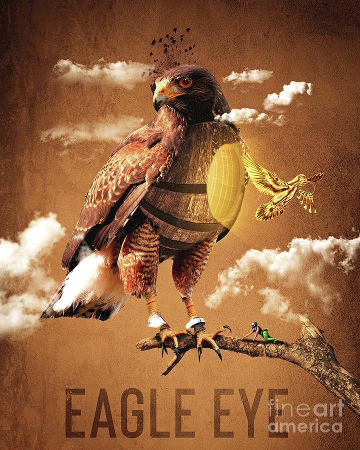 Eagle eye Digital Art by Oskar Mroczka - Fine Art America