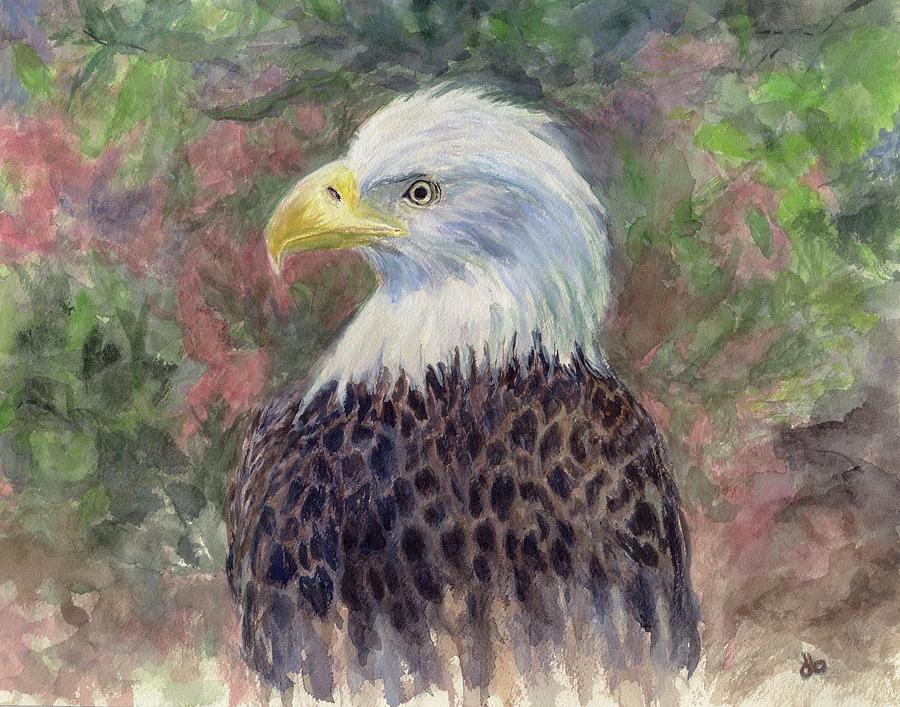 Eagle Eyes Painting by Deborah Butts