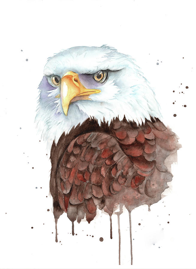 Eagle Eyes Painting by Jeanette Mahoney