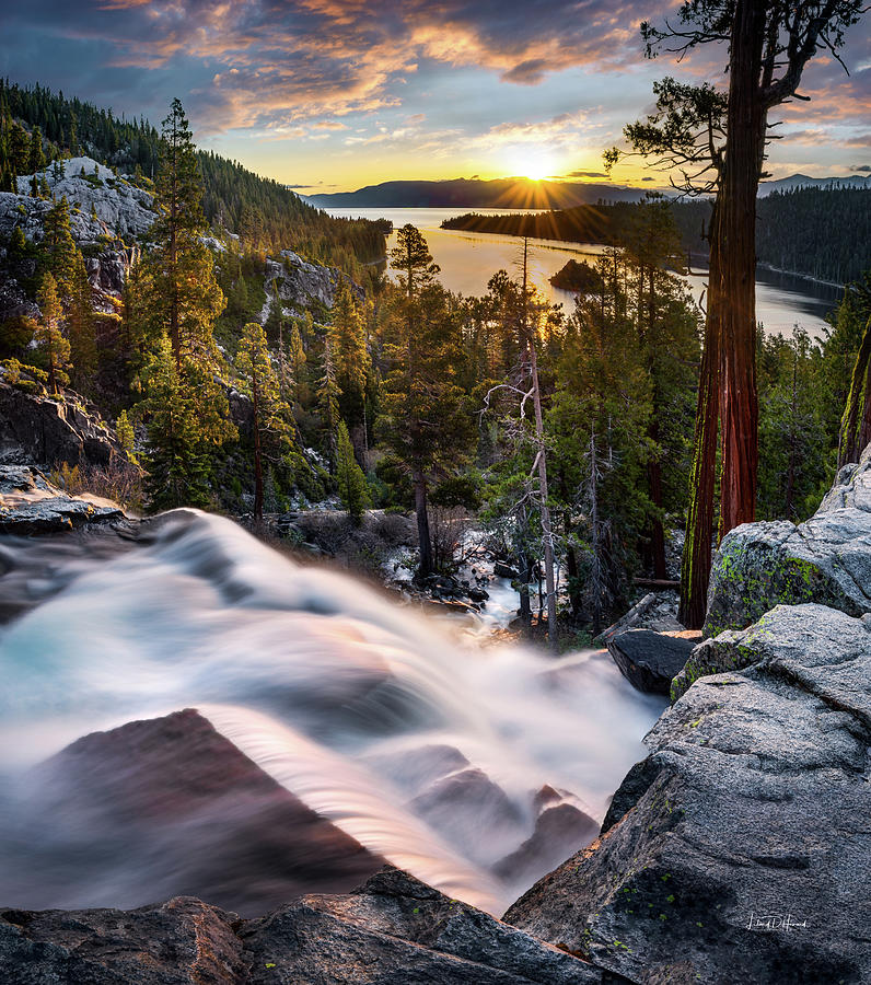 Eagle Falls Lake Tahoe California Photograph by Leland D Howard
