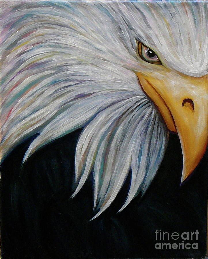 Eagle Painting by Gayle Utter